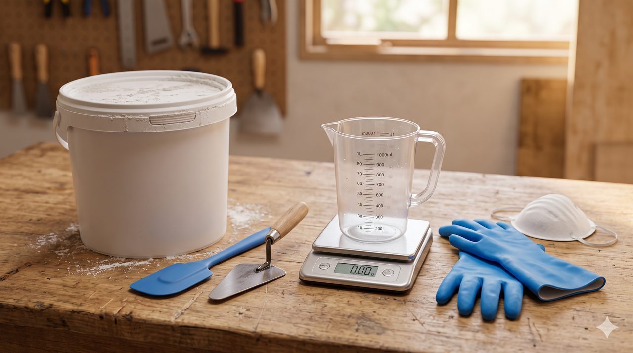 Ferramentas para gesso