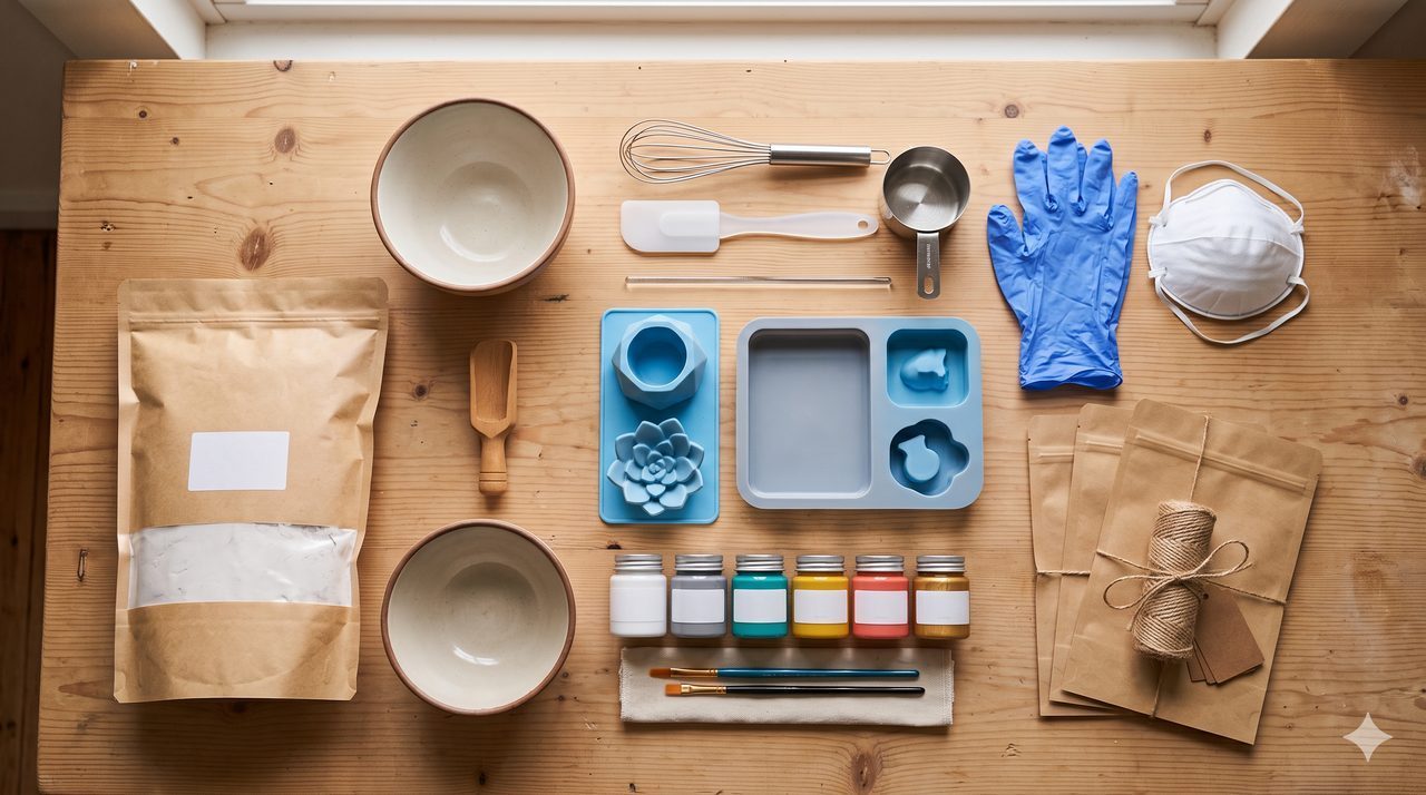 Resumo de materiais para gesso